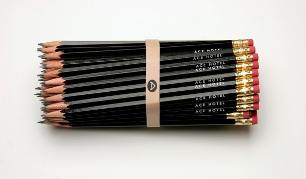 Ace Hotel pencils