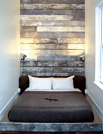 Ace Hotel reclaimed-wood