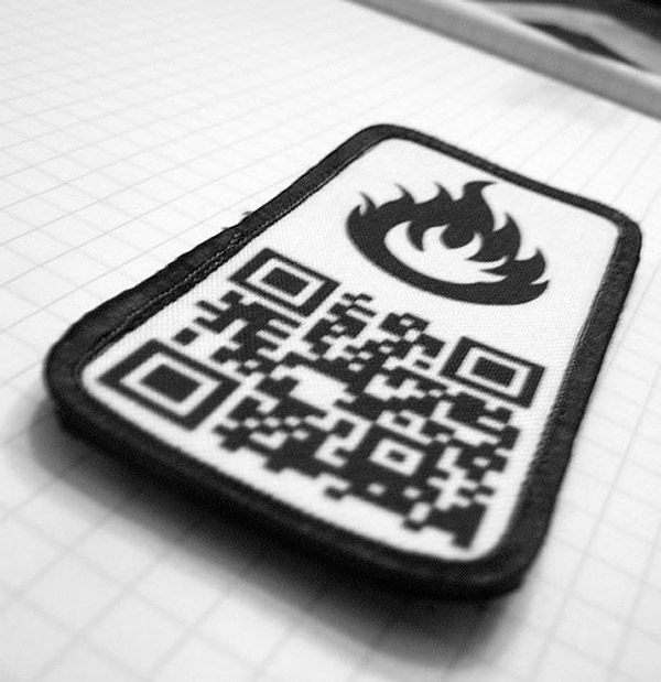 QR-Code-Brand-Design 06 embroidered patch