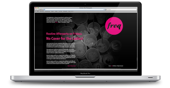 Freq Nightclub brand identity 16