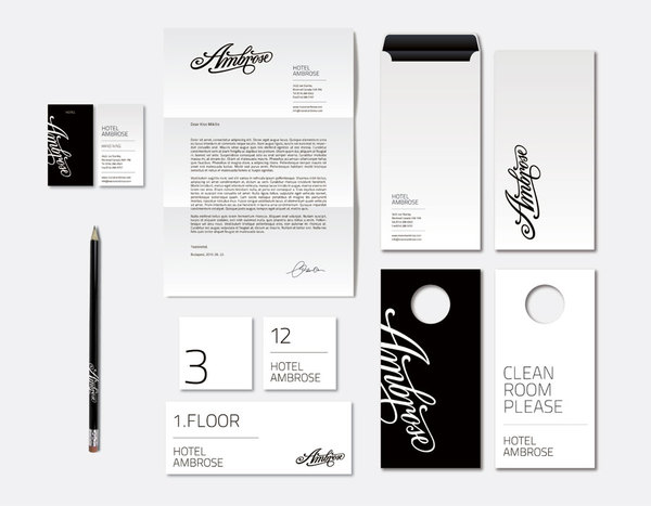 Hotel Ambrose identity 01