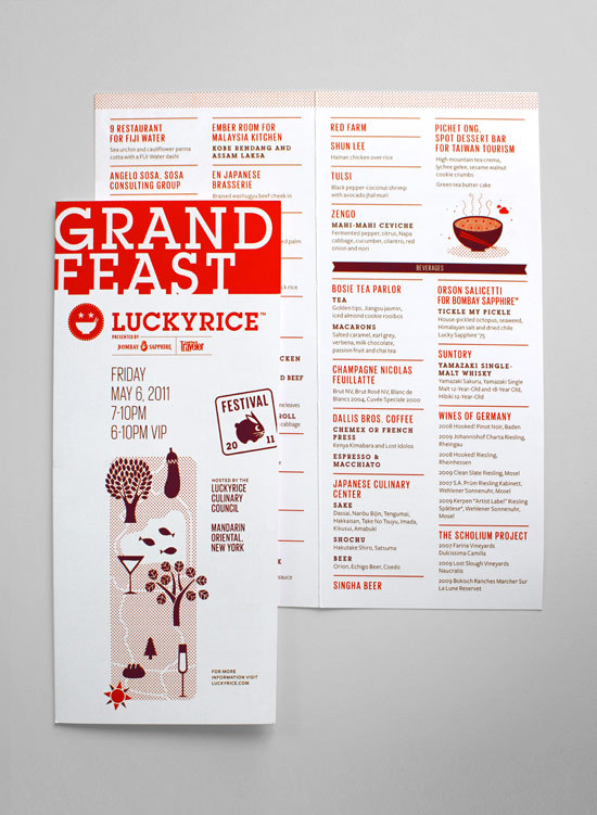 Luckyrice 2011 Festival Campaign branding and illustration 18