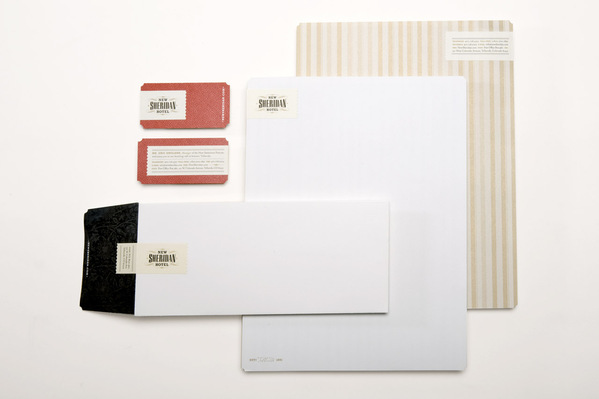 New Sheridan Hotel Branding Stationary 01