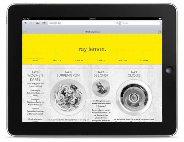 RAY LEMON branding, invitation concept & web design 22