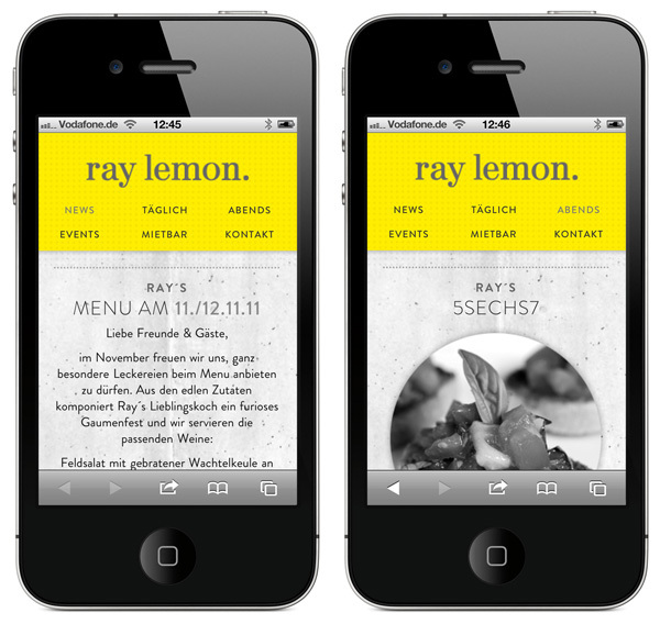 RAY LEMON branding, invitation concept & web design 24