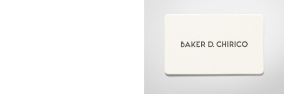 Baker D. Chirico visual brand design 11