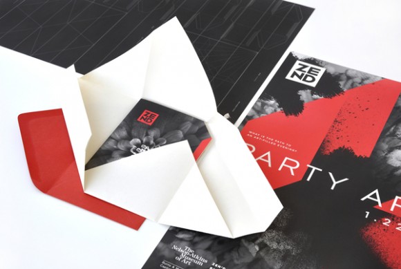 Zen'd- Party Arty 2011 Invitation Design 08