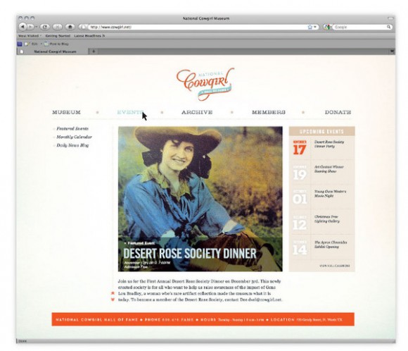 National Cowgirl Hall of Fame brand Identity 10