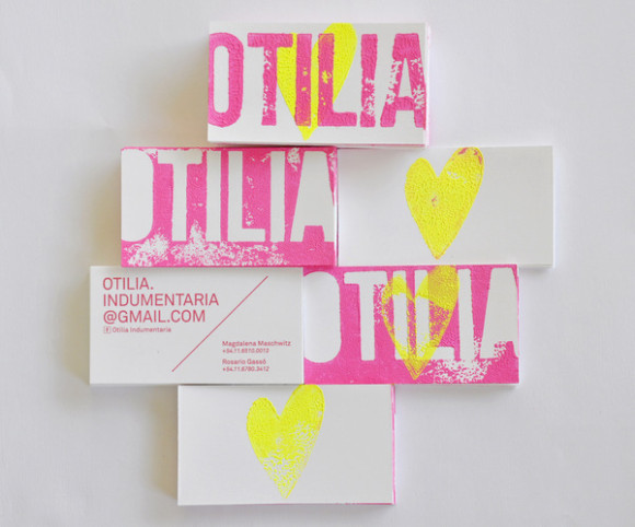 Otilia Indumentaria business card design 17