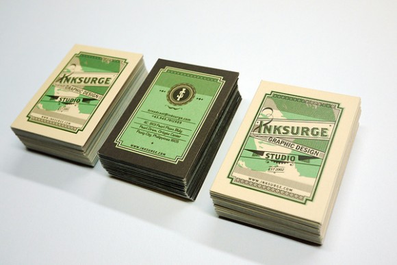 letterpress Business card design 16