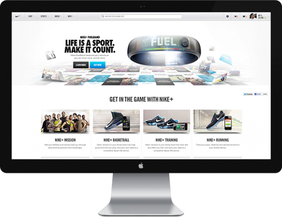 Nike.com web design 01