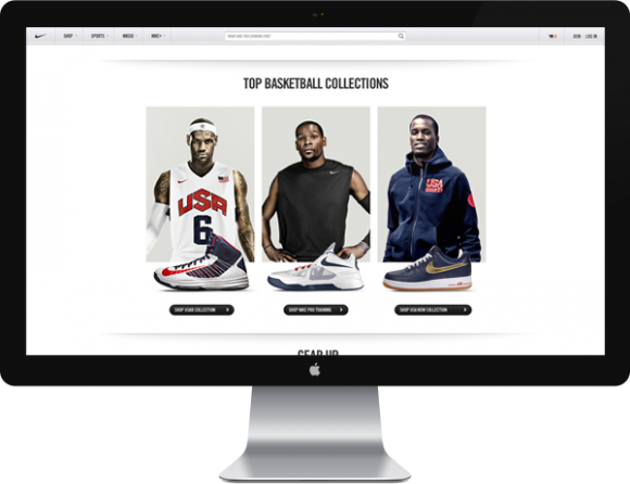 Nike.com web design 05