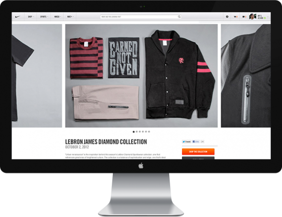 Nike.com web design 07