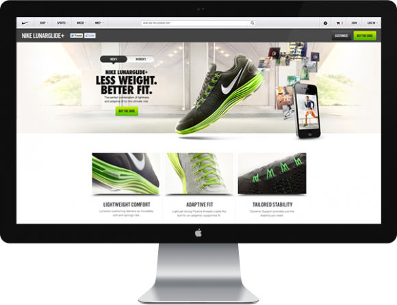 Nike.com web design 12