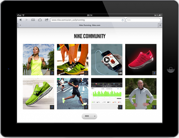 Nike.com web design 14