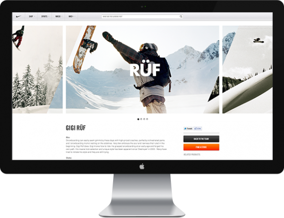 Nike.com web design 20