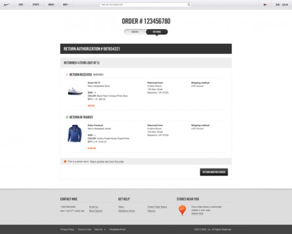Nike.com web design 29