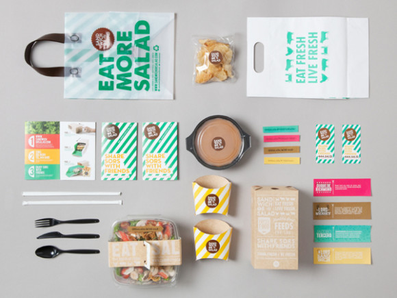 Sandwich or Salad brand identity 01