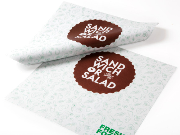 Sandwich or Salad brand identity 10