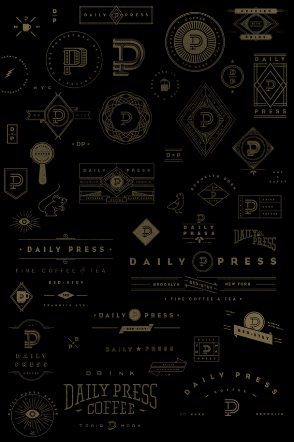 Daily Press Identity identity Design