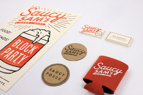 Saucy Sam's brand design 03