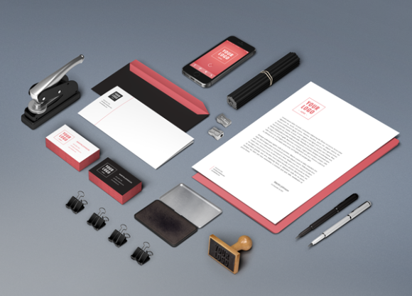 Branding : Identity Mock-Up Free 01