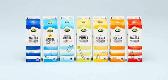 Milk from Finland - Arla Packaging Design 39