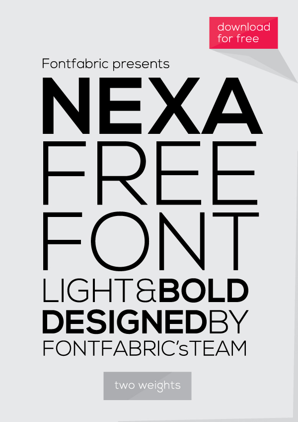 Nexa_typeface